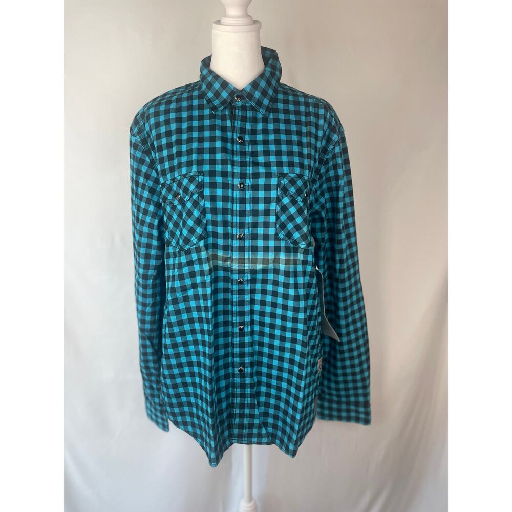 Cactus The Original Authentic Handmade Cotton Sz L Button Down Shirt